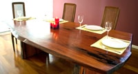 timber dining table