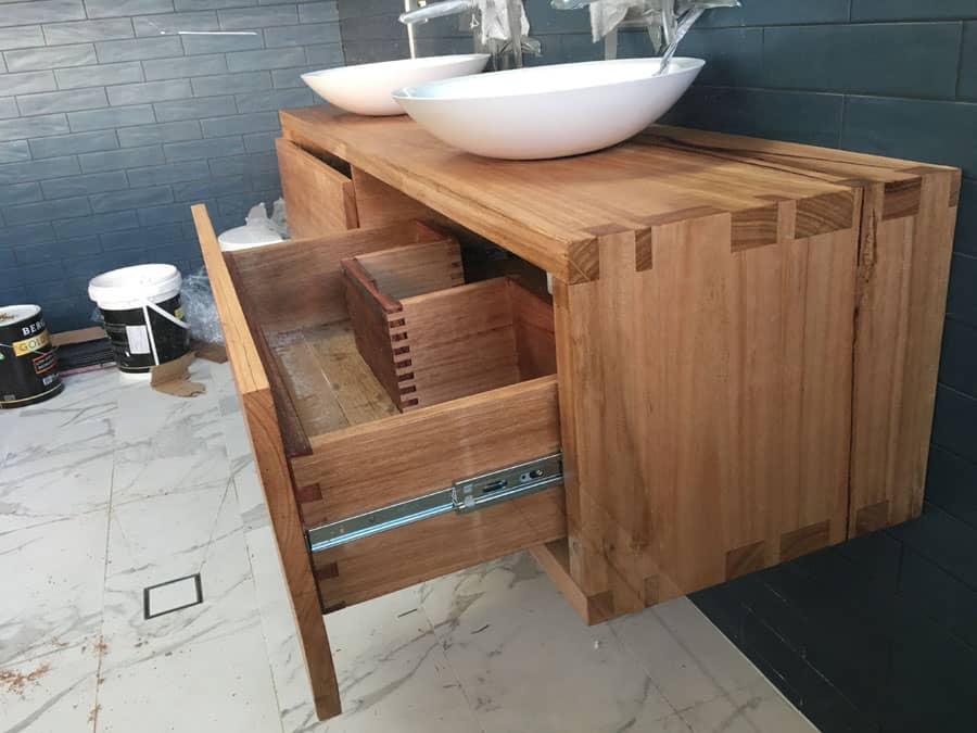 Bathroom Twin bowl vanity unit  Timber Furniture Sydney